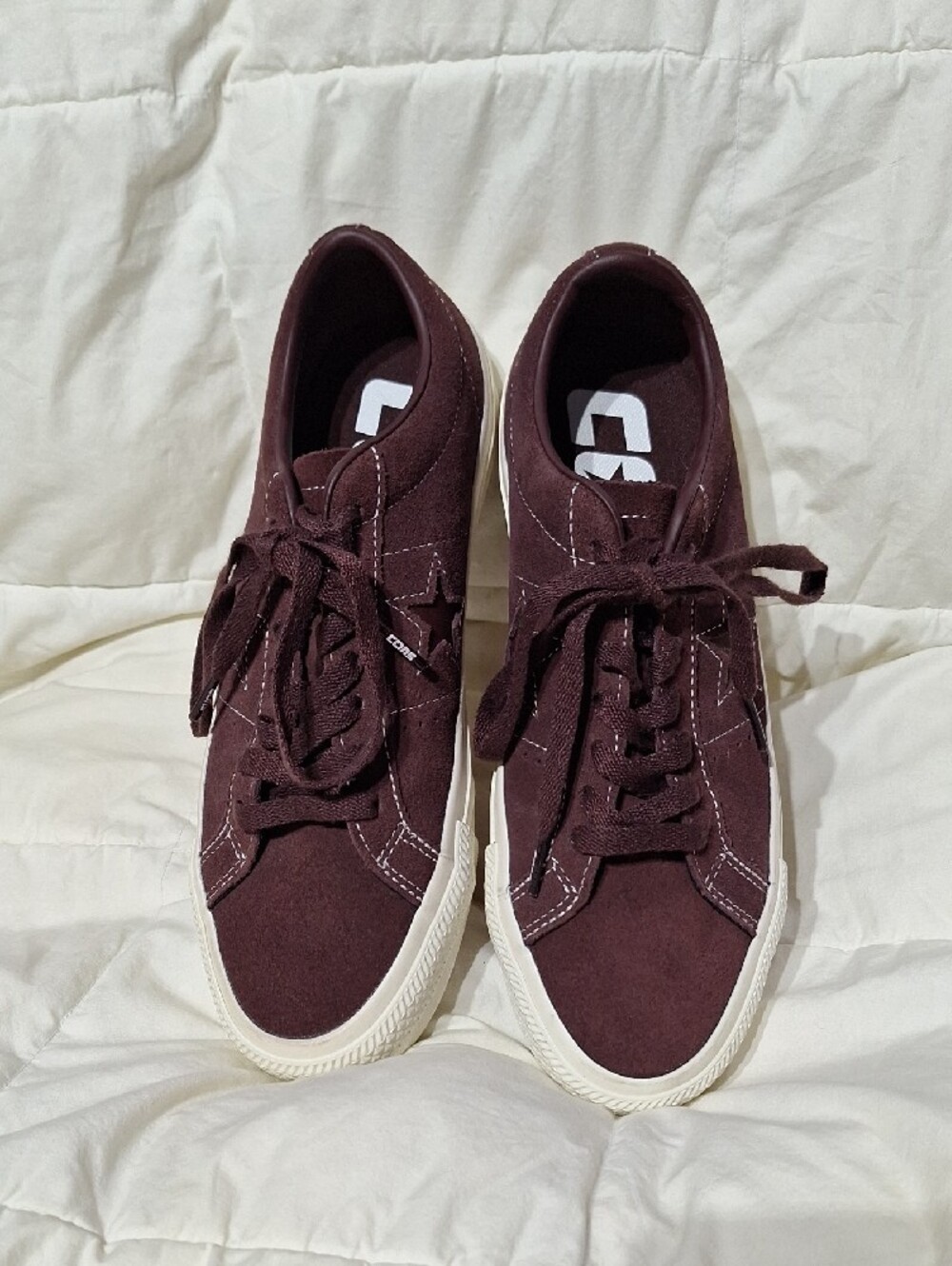 Converse Unisex Sneakers In Suede Burgundy Coloring - Picture 2 of 10